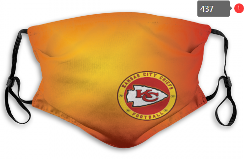 NFL Kansas City Chiefs #14 Dust mask with filter->nfl dust mask->Sports Accessory
